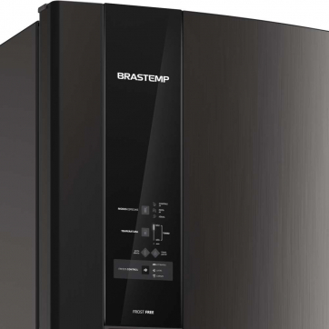 Geladeira/refrigerador 400 Litros 2 Portas Inox Frost Free - Brastemp - 110v - Brm54hkana
